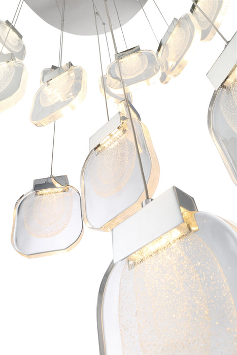 Eurofase 38043-027 Paget 20" Chrome LED Chandelier