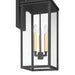 Exterior Wall Sconce Thesis 207743A Hillside 25 inch 3 light Textured Black Exterior Wall Sconce with Clear Glass THESIS