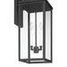 Exterior Wall Sconce Thesis 207743A Hillside 25 inch 3 light Textured Black Exterior Wall Sconce with Clear Glass THESIS