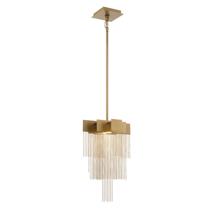 Eurofase 44370-022 Bloomfield 18" Matte Gold LED Pendant Light