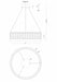 Eurofase 49352-023 Empra 30" Matte Black LED Chandelier