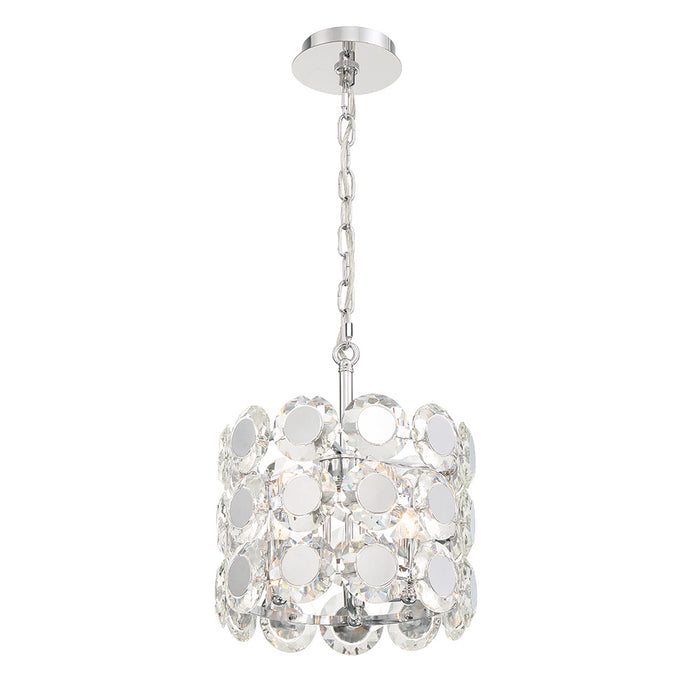 Eurofase 44284-015 Perrene 14" Chrome Chandelier