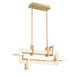 Eurofase 45718-014 Inizio 33" Matte Gold LED Chandelier