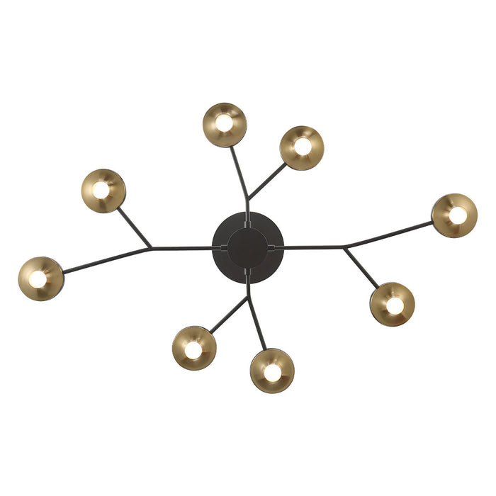 Eurofase 45714-016 Torcia 36" Matte Black LED Chandelier