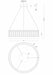Eurofase 49352-016 Empra 30" Gold LED Chandelier
