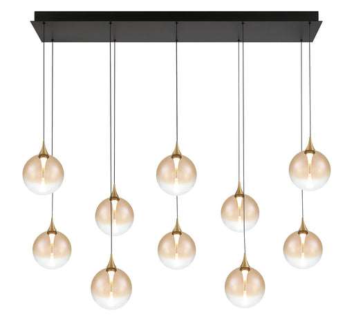 Eurofase 48932-035 Iissa 47" Gold LED Chandelier