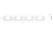 Eurofase 45347-027 Kasha 37" Chrome LED Vanity Light