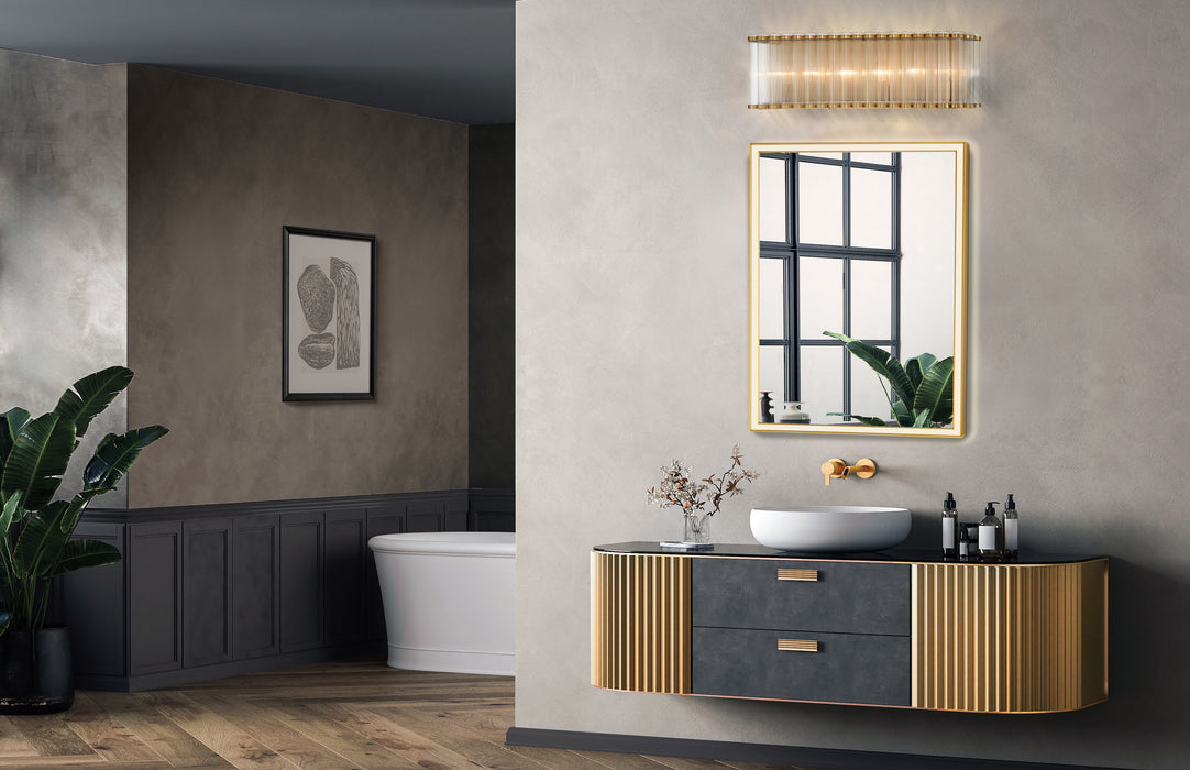Eurofase 50042-012 Glasbury 24" Gold Vanity Light