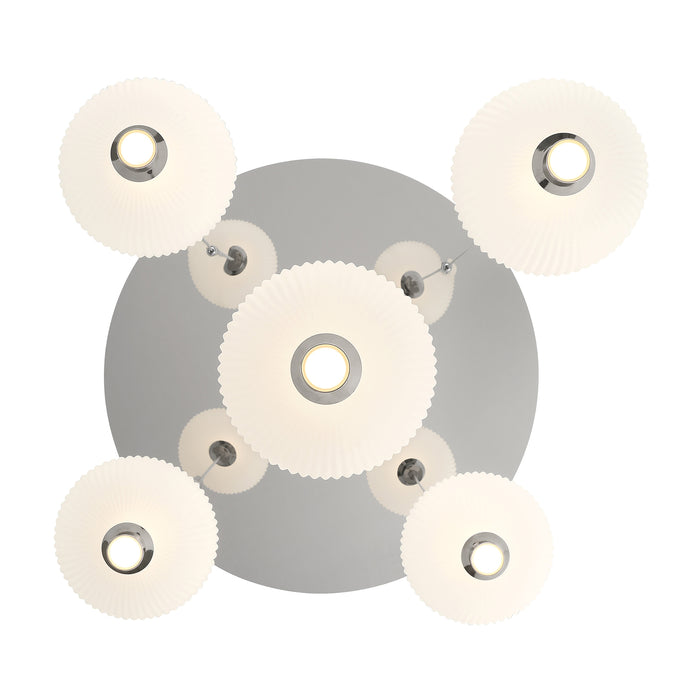 Eurofase 47208-025 Palmas 24" Polished Nickel LED Chandelier