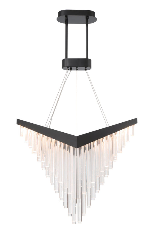 Eurofase 47187-023 Vivien 32" Matte Black LED Chandelier