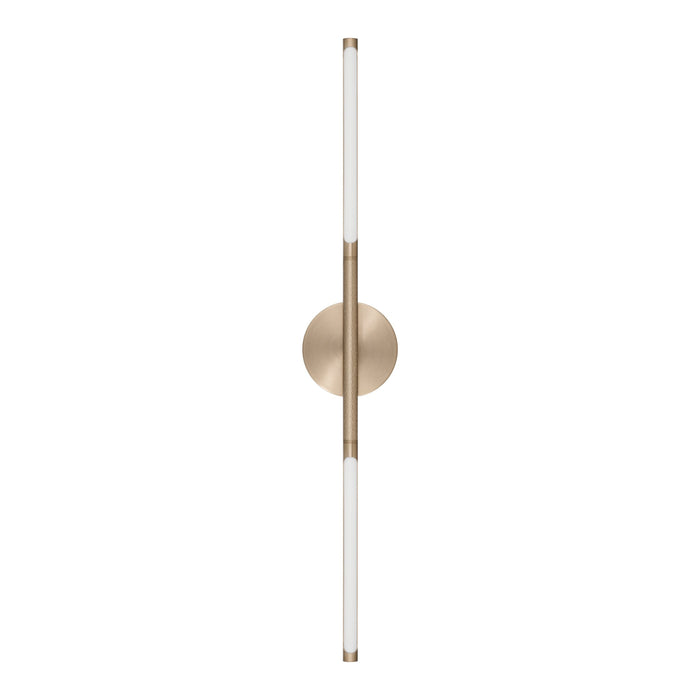 Vanity Light Thesis 207289A Overture 32 inch 2 light Champagne Gold 5CCT LED Vanity Light THESIS