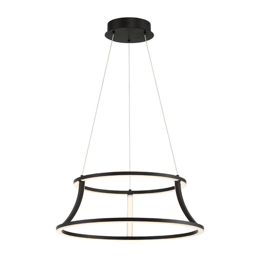 Eurofase 43885-015 Cadoux 20" Matte Black LED Chandelier