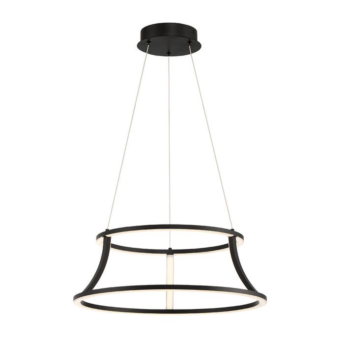 Eurofase 43885-015 Cadoux 20" Matte Black LED Chandelier