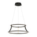 Eurofase 43885-015 Cadoux 20" Matte Black LED Chandelier