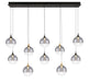 Eurofase 48934-022 Iissa 47" Gold-Black Mix LED Chandelier