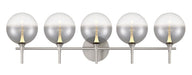 Eurofase 48920-025 Iissa 5-Light Satin Nickel LED Vanity Light