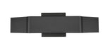 Wall Sconce Z-Lite 8002-3SMB-LED Matte Black Arcano 1 Light Wall Sconce Z-Lite