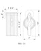Wall Sconce Z-Lite 801-1S-WH White Contour 1 Light Wall Sconce Z-Lite