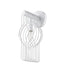 Wall Sconce Z-Lite 801-1S-WH White Contour 1 Light Wall Sconce Z-Lite