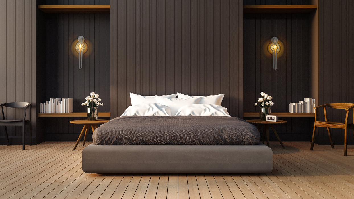 Wall Sconce Z-Lite 801-1SL-WH White Contour 1 Light Wall Sconce Z-Lite