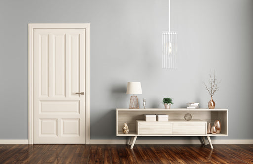 Pendant Z-Lite 801MP-WH White Contour 1 Light Pendant Z-Lite