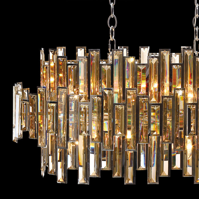 Eurofase 31892-018 Vienna 41" Chrome Chandelier