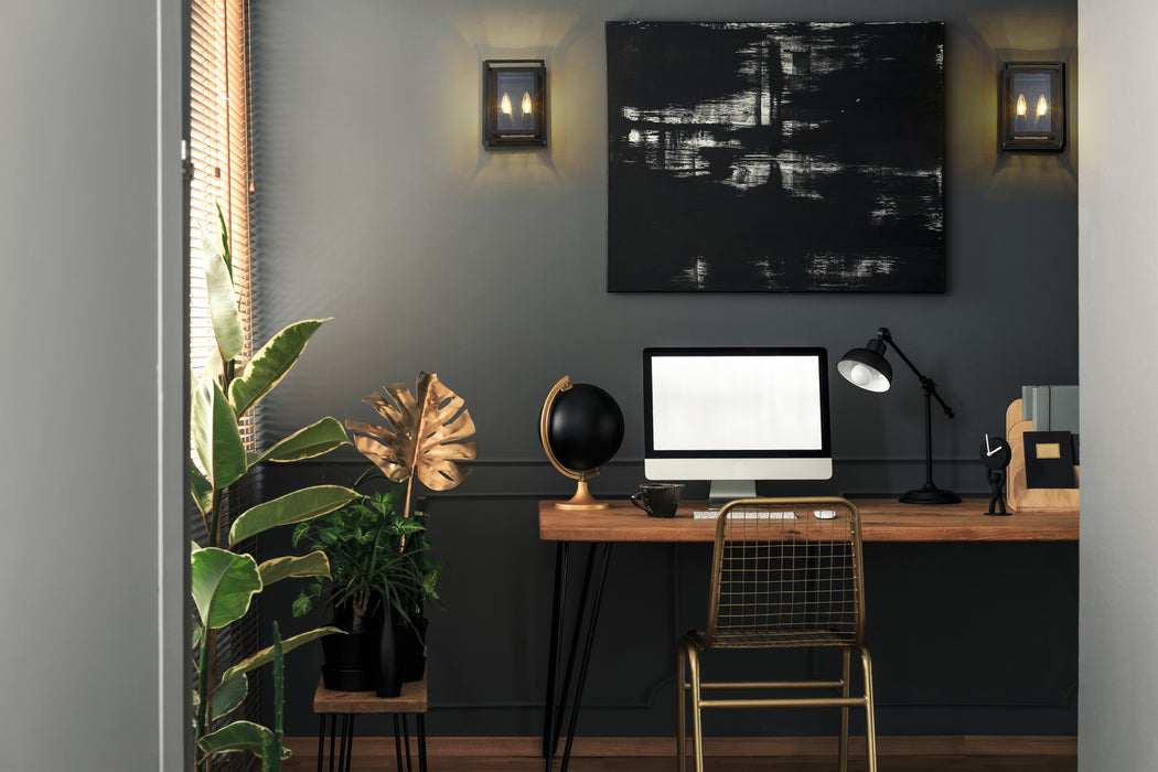 Wall Sconce Z-Lite 802-2S-MC Misty Charcoal Infinity 2 Light Wall Sconce Z-Lite