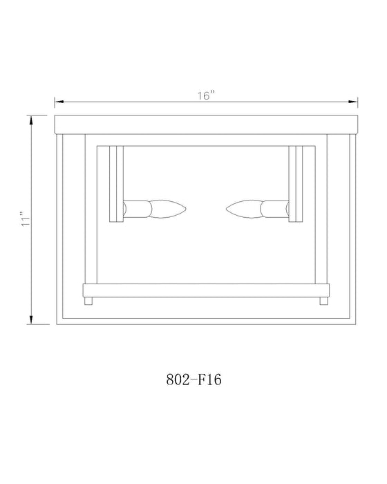 Flush Mount Z-Lite 802F16-MC Misty Charcoal Infinity 4 Light Flush Mount Z-Lite