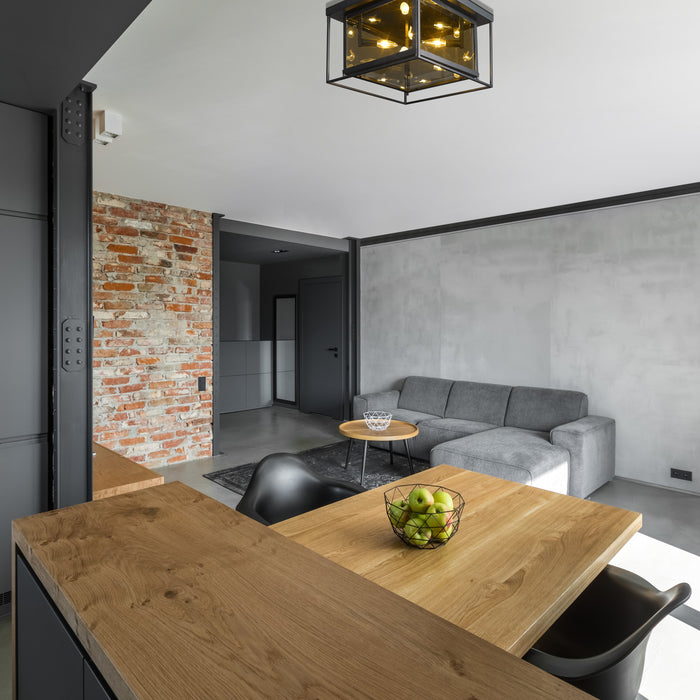 Flush Mount Z-Lite 802F16-MC Misty Charcoal Infinity 4 Light Flush Mount Z-Lite