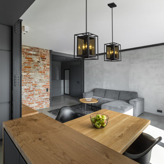 Pendant Z-Lite 802MP-MC Misty Charcoal Infinity 3 Light Pendant Z-Lite