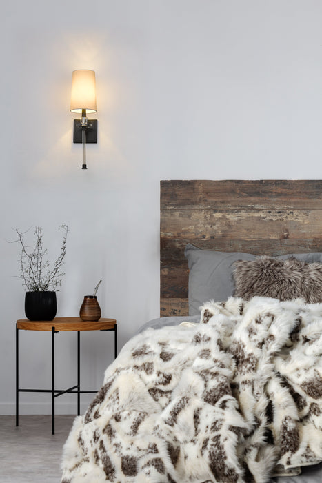 Wall Sconce Z-Lite 803-1S-MB Matte Black Sophia 1 Light Wall Sconce Z-Lite