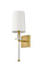 Wall Sconce Z-Lite 803-1S-RB Rubbed Brass Sophia 1 Light Wall Sconce Z-Lite