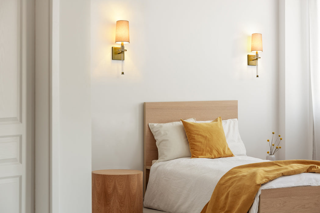 Wall Sconce Z-Lite 803-1S-RB Rubbed Brass Sophia 1 Light Wall Sconce Z-Lite