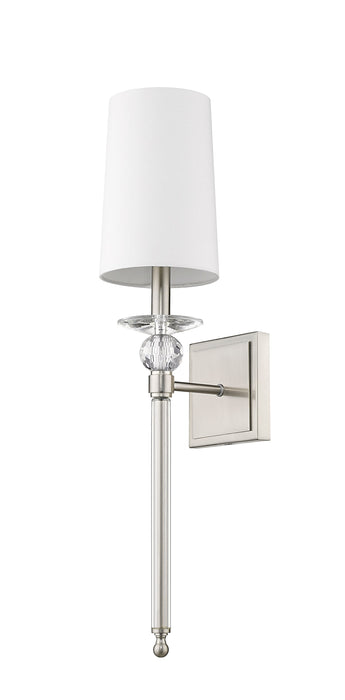 Wall Sconce Z-Lite 804-1S-BN Brushed Nickel Ava 1 Light Wall Sconce Z-Lite