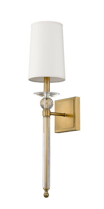 Wall Sconce Z-Lite 804-1S-RB Rubbed Brass Ava 1 Light Wall Sconce Z-Lite