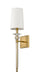 Wall Sconce Z-Lite 804-1S-RB Rubbed Brass Ava 1 Light Wall Sconce Z-Lite