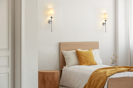 Wall Sconce Z-Lite 807-1S-PN Polished Nickel Emily 1 Light Wall Sconce Z-Lite