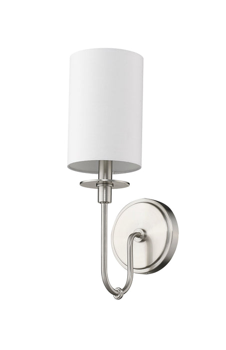 Wall Sconce Z-Lite 809-1S-BN Brushed Nickel Ella 1 Light Wall Sconce Z-Lite