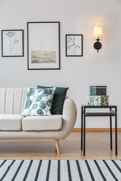 Wall Sconce Z-Lite 809-1S-MB Matte Black Ella 1 Light Wall Sconce Z-Lite