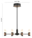 Eurofase 46352-019 Albany 24" Brass-Black Mix LED Chandelier