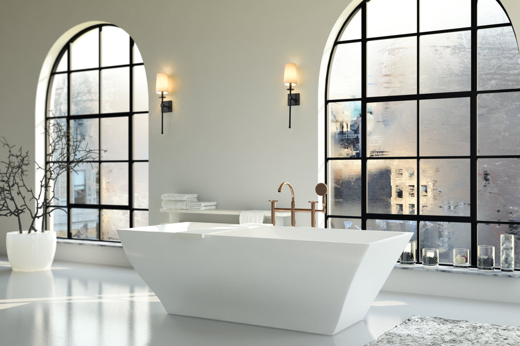 Wall Sconce Z-Lite 811-1S-MB Matte Black Camila 1 Light Wall Sconce Z-Lite