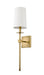 Wall Sconce Z-Lite 811-1S-RB Rubbed Brass Camila 1 Light Wall Sconce Z-Lite