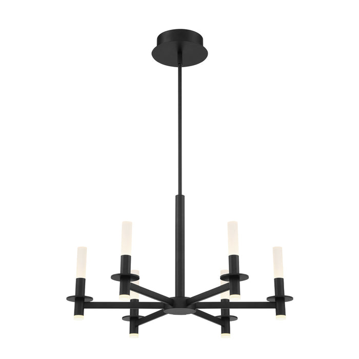 Eurofase 38440-021 Torna 28" Matte Black LED Chandelier