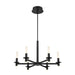 Eurofase 38440-021 Torna 28" Matte Black LED Chandelier