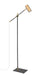 Floor Lamp Z-Lite 814FL-MB-OBR Matte Black + Olde Brass Calumet 1 Light Floor Lamp Z-Lite