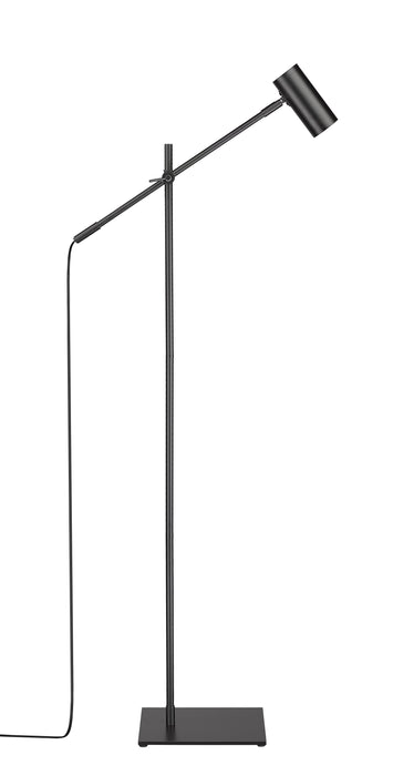 Floor Lamp Z-Lite 814FL-MB Matte Black Calumet 1 Light Floor Lamp Z-Lite