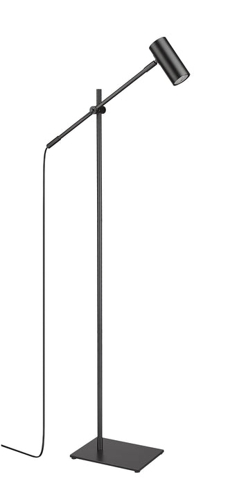 Floor Lamp Z-Lite 814FL-MB Matte Black Calumet 1 Light Floor Lamp Z-Lite