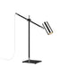 Table Lamp Z-Lite 814TL-MB-PN Matte Black + Polished Nickel Calumet 1 Light Table Lamp Z-Lite