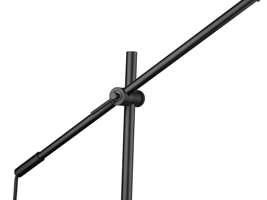 Table Lamp Z-Lite 814TL-MB Matte Black Calumet 1 Light Table Lamp Z-Lite