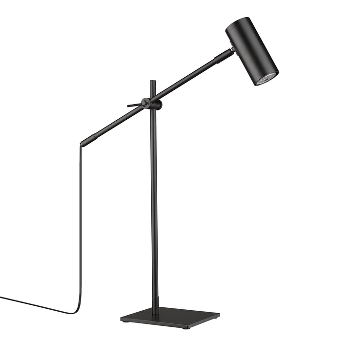 Table Lamp Z-Lite 814TL-MB Matte Black Calumet 1 Light Table Lamp Z-Lite
